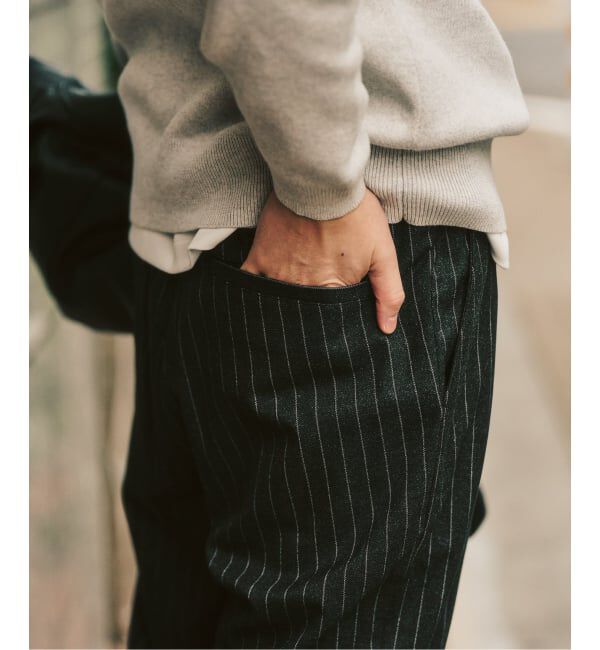 417 EDIFICE「追加【WOOSTEDLIKE】ワイドイージースラックス」|スラックス|