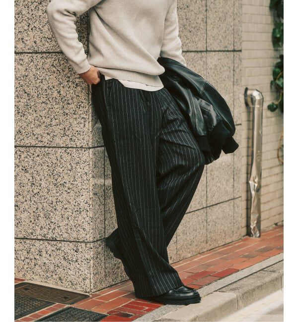 417 EDIFICE「追加【WOOSTEDLIKE】ワイドイージースラックス」|スラックス|