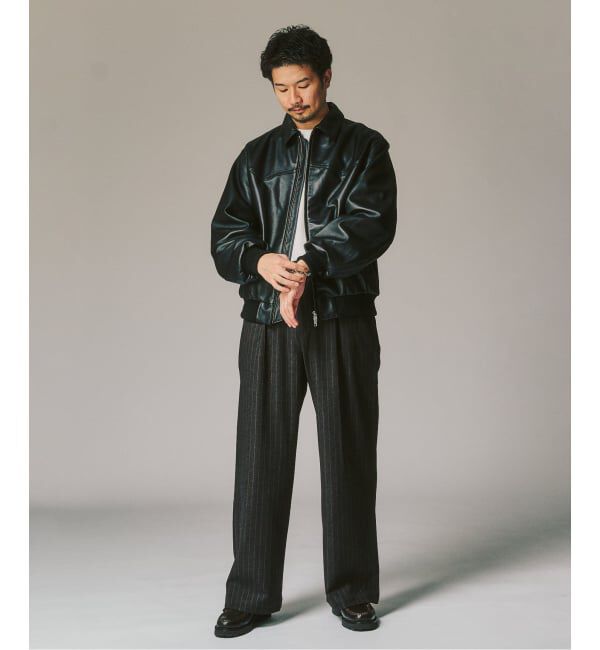 417 EDIFICE「追加【WOOSTEDLIKE】ワイドイージースラックス」|スラックス|