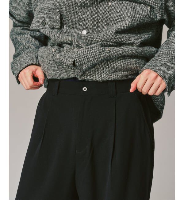 417 EDIFICE「追加【WOOSTEDLIKE】ワイドイージースラックス」|スラックス|