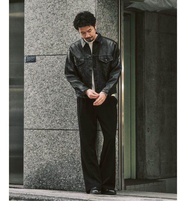 417 EDIFICE「追加【WOOSTEDLIKE】ワイドイージースラックス」|スラックス|