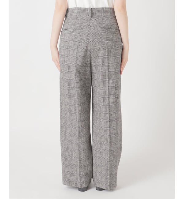 journal standard L'essage「【金子綾さん着用】ツイードグレンチェックパンツ」|スラックス|
