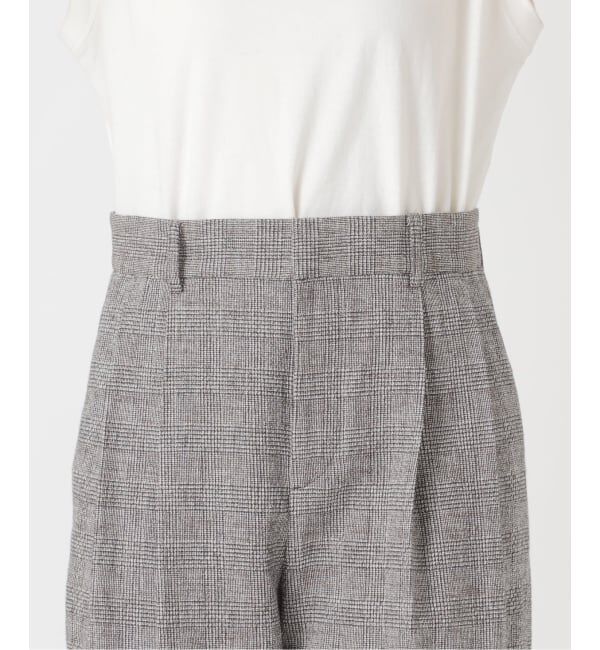 journal standard L'essage「【金子綾さん着用】ツイードグレンチェックパンツ」|スラックス|