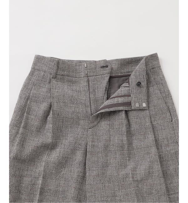 journal standard L'essage「【金子綾さん着用】ツイードグレンチェックパンツ」|スラックス|