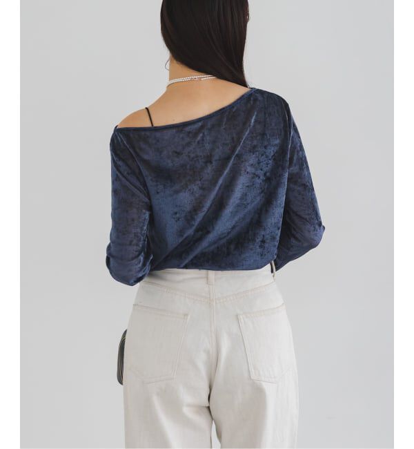 NOBLE「N.Jam/エヌジャム メッシュベロアTOP」|Tシャツ・カットソー|