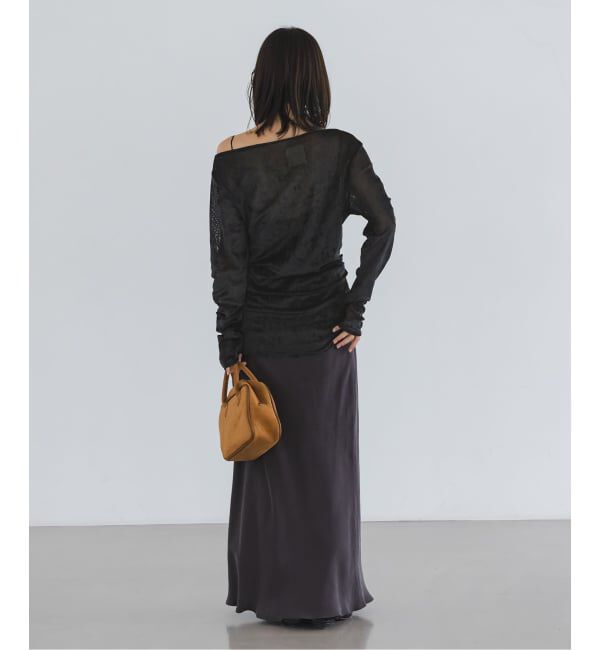 NOBLE「N.Jam/エヌジャム メッシュベロアTOP」|Tシャツ・カットソー|