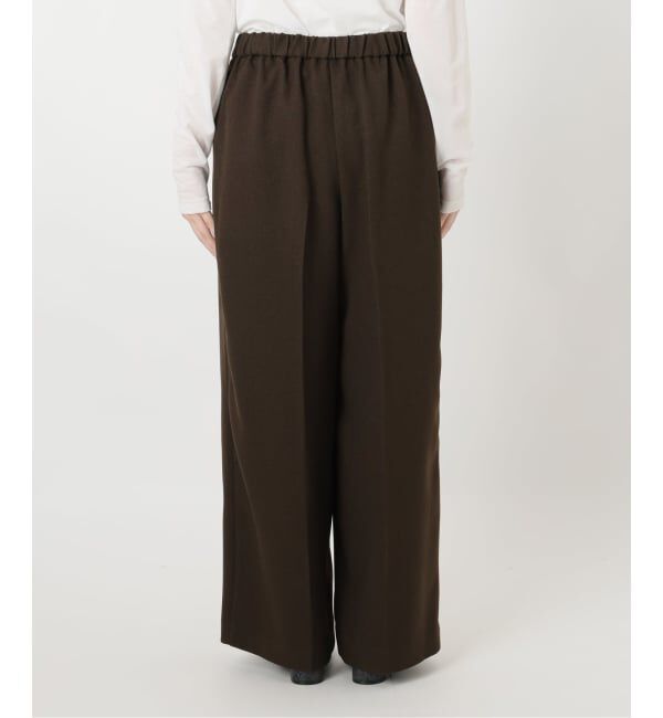  「ウーリーカルゼワイドパンツ」|スラックス|