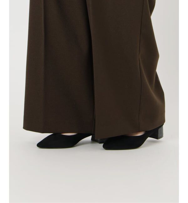  「ウーリーカルゼワイドパンツ」|スラックス|