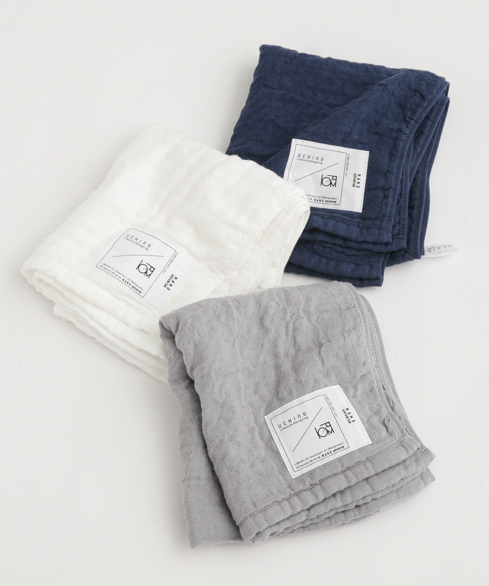 nano･universe「LB.03/「UCHINO&times;NANOuniverse」マシュマロワッフルガーゼフェイスタオル」|その他|