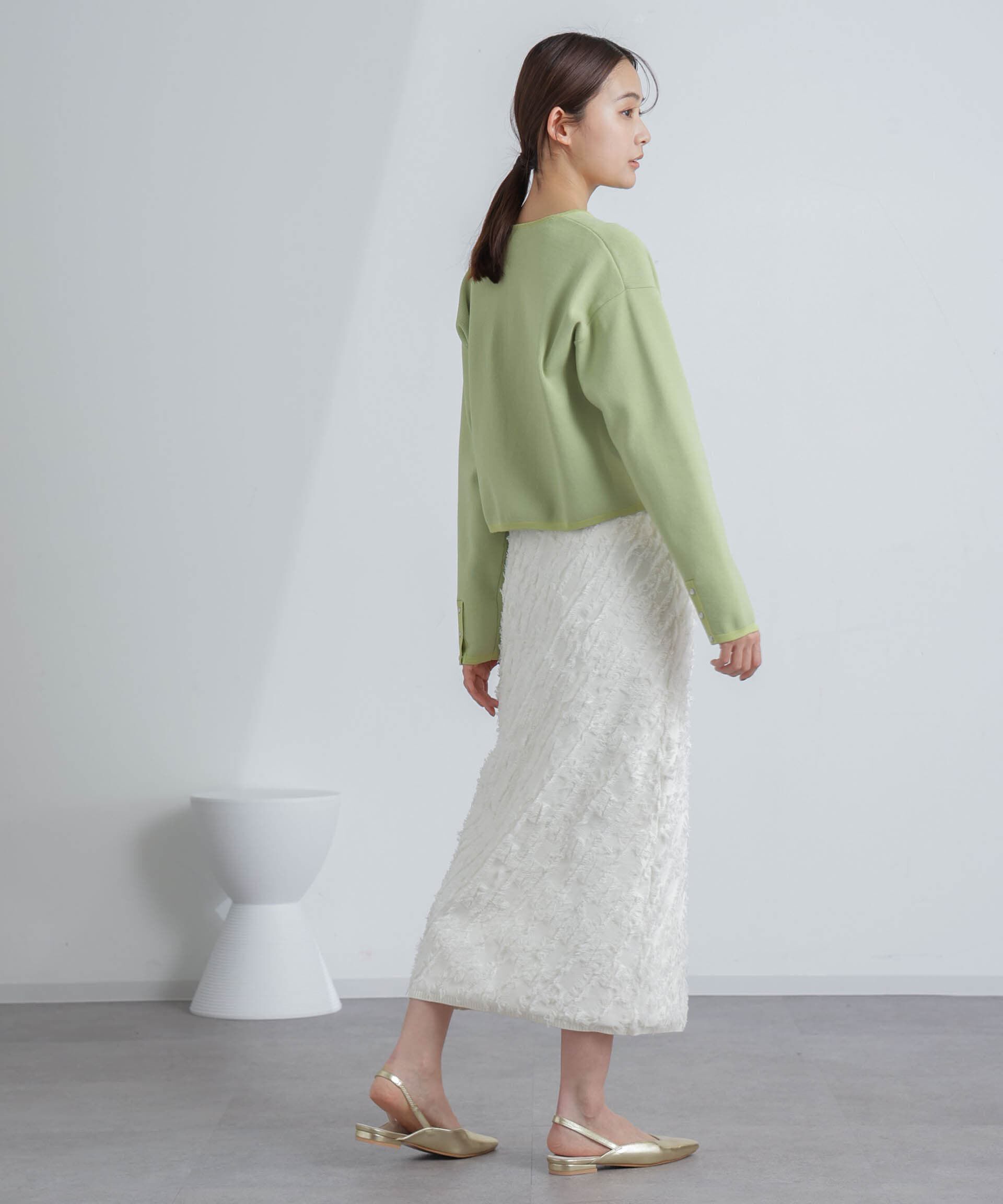 nano･universe「フリンジニットスカート(セットアップ可)」|スカート|