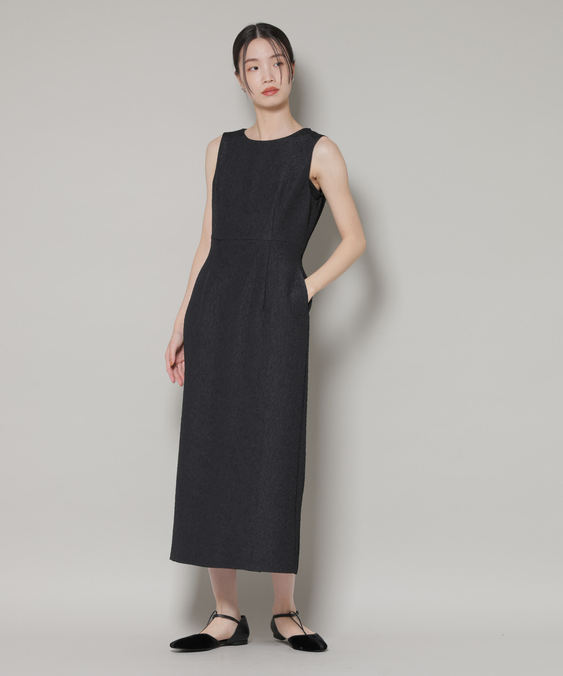 nano･universe「kaene/デザインリボンボレロセットドレス」|ワンピース|