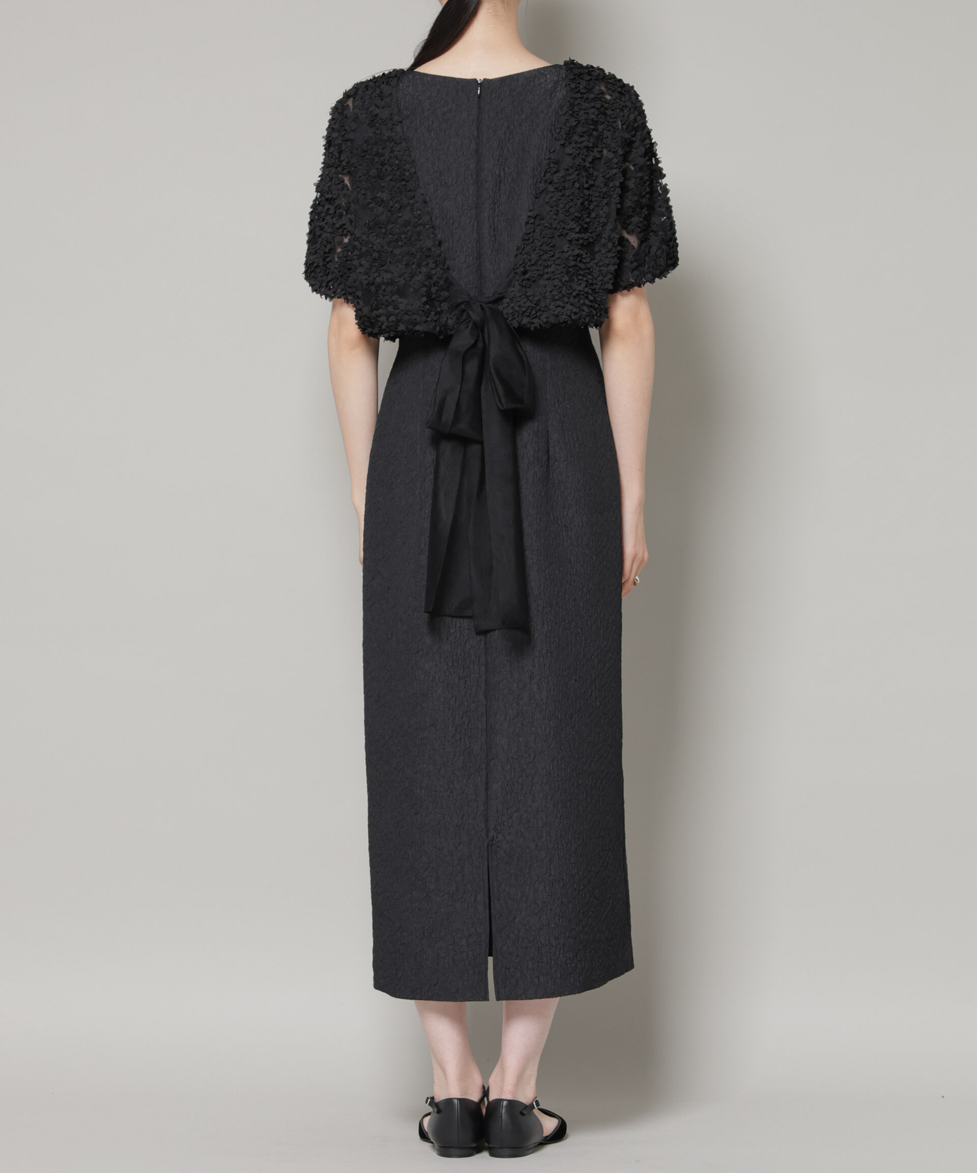 nano･universe「kaene/デザインリボンボレロセットドレス」|ワンピース|