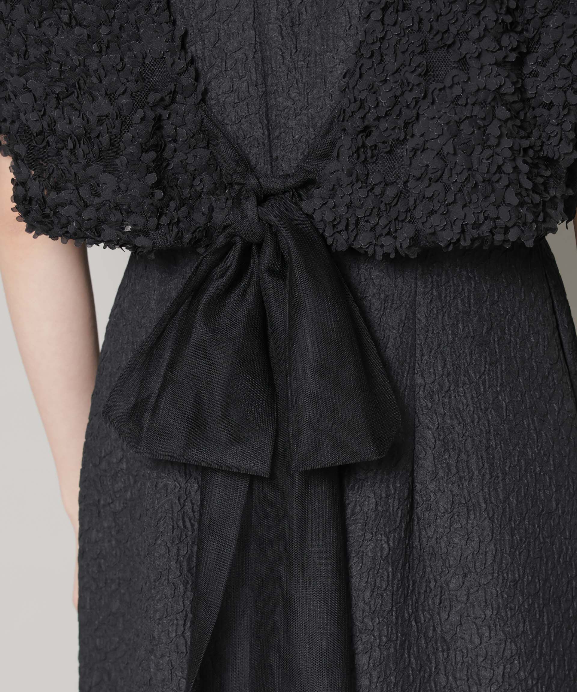 nano･universe「kaene/デザインリボンボレロセットドレス」|ワンピース|