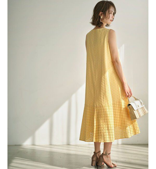 組曲「【WEB限定】エンブロイダリーレース ノースリーブワンピース」|ワンピース|