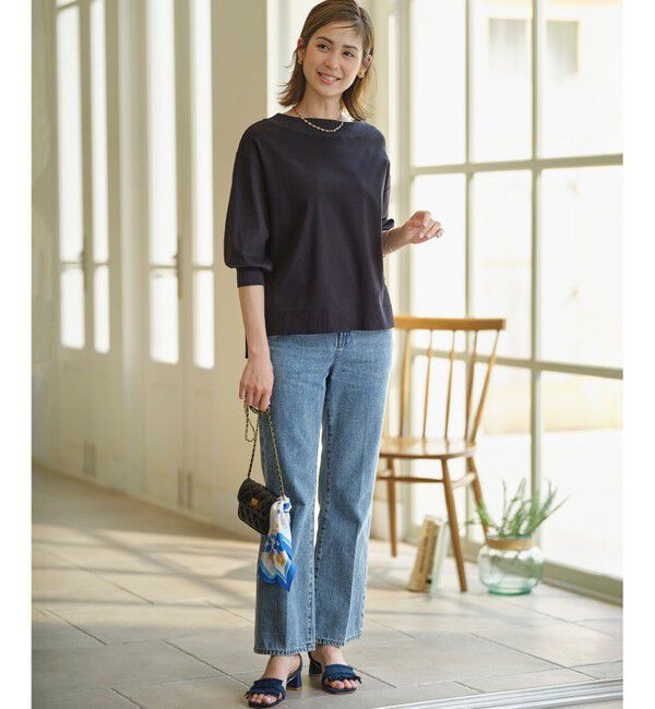 組曲「【WEB限定】セーターマシーン リラクシーニットTシャツ」|Tシャツ・カットソー|