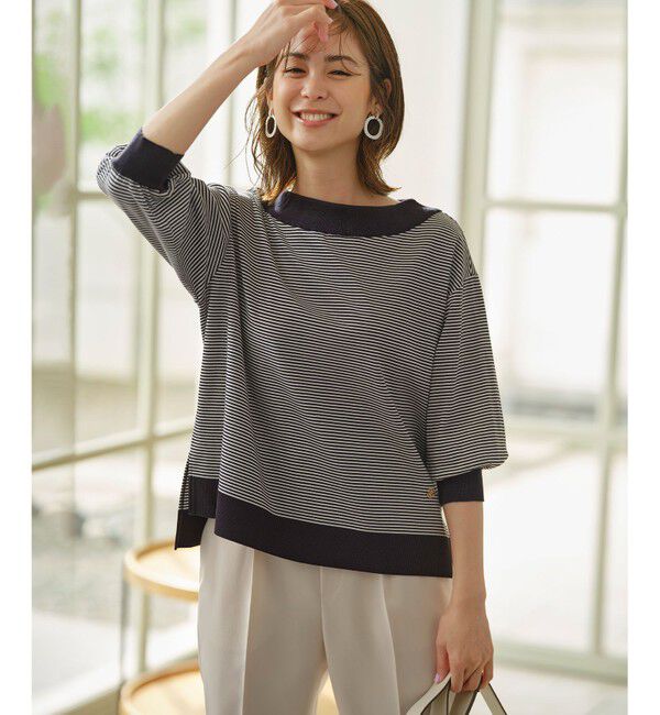 組曲「【WEB限定】セーターマシーン リラクシーニットTシャツ」|Tシャツ・カットソー|