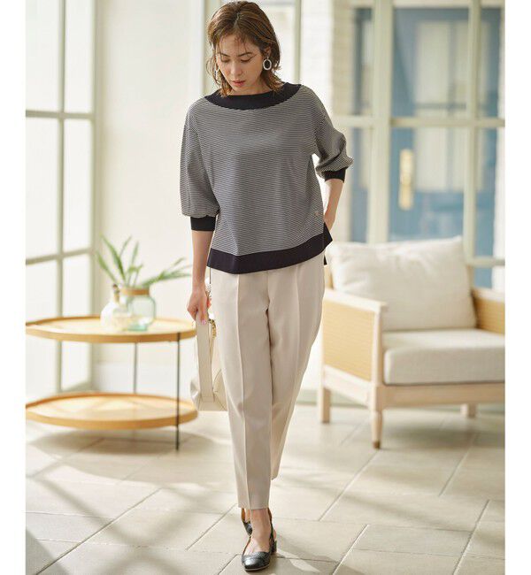 組曲「【WEB限定】セーターマシーン リラクシーニットTシャツ」|Tシャツ・カットソー|