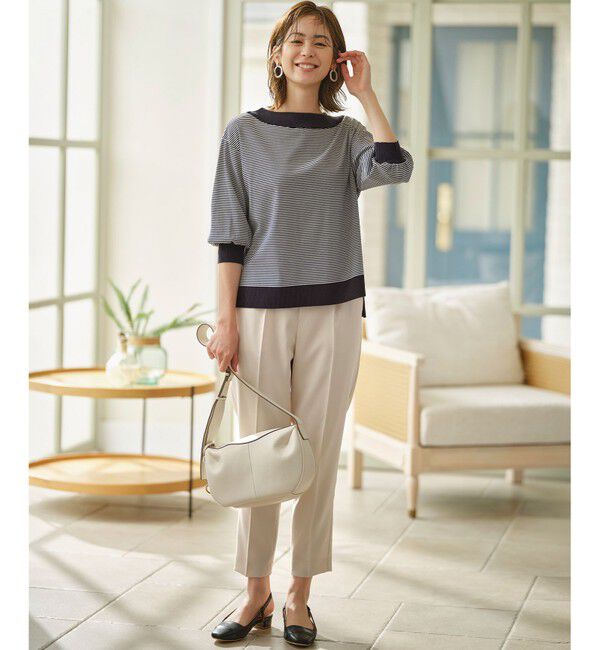 組曲「【WEB限定】セーターマシーン リラクシーニットTシャツ」|Tシャツ・カットソー|