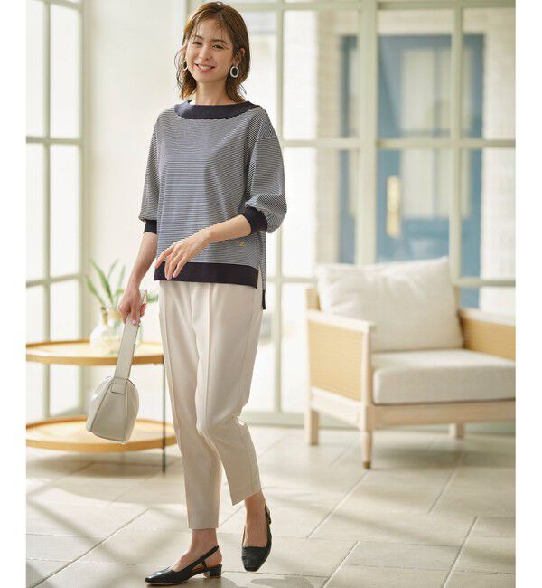 組曲「【WEB限定】セーターマシーン リラクシーニットTシャツ」|Tシャツ・カットソー|