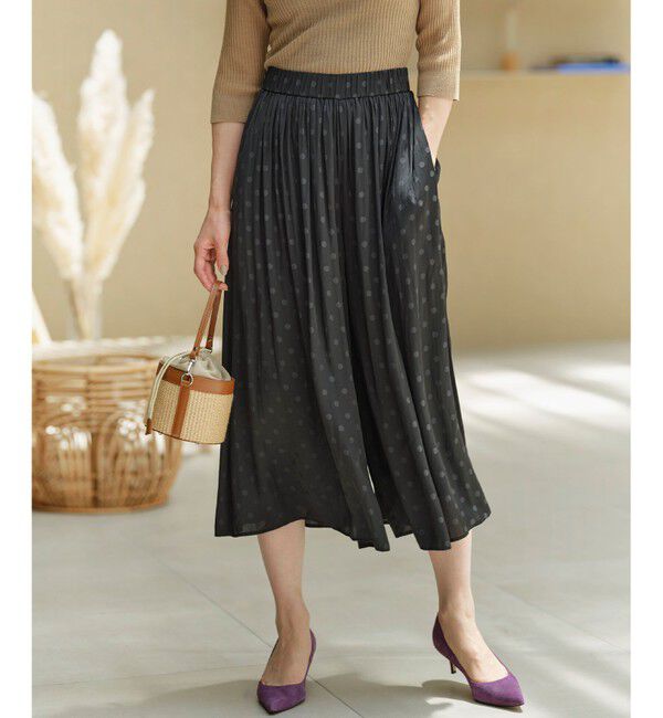 組曲「【秋のNEWカラー追加】ギャザーライトデシン パンツ」|その他|ﾌﾞﾗｯｸﾄ