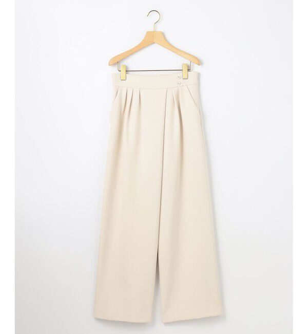 組曲「【暖かい・ストレッチ】バックウォームワイドタックパンツ」|その他|