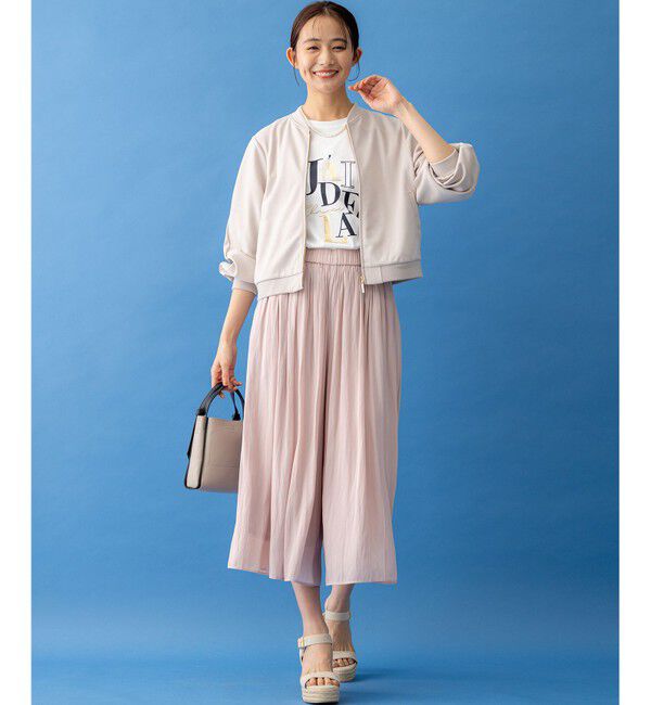 組曲「【WEB限定カラーあり】ギャザーライトデシン パンツ」|その他|