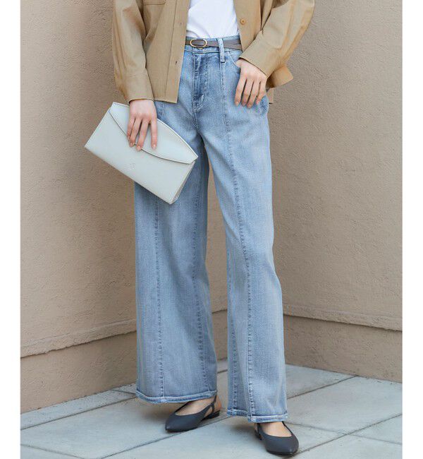 自由区「【洗える】ウスカルデニムバギー パンツ」|デニム|ﾗｲﾄｲﾝﾃ