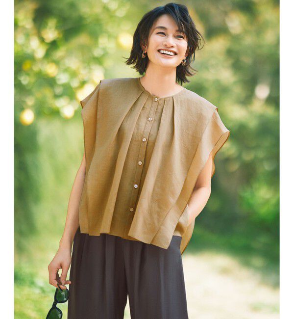 自由区「【ご好評アイテム・新色追加・ウエストゴム・セットアップ対応】エアリーツイルワイド パンツ」|その他|