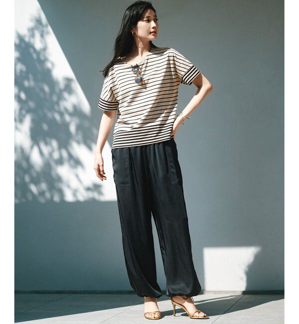 23区「【GLOW8月号掲載/洗える】スムースサテン パラシュートパンツ」|その他|