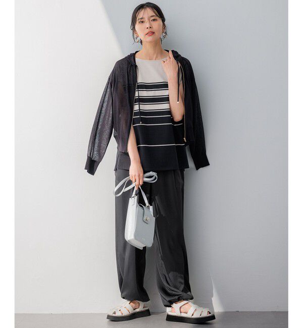 23区「【GLOW8月号掲載/洗える】スムースサテン パラシュートパンツ」|その他|