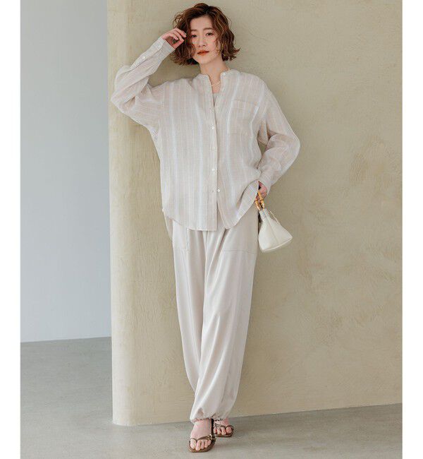 23区「【GLOW8月号掲載/洗える】スムースサテン パラシュートパンツ」|その他|