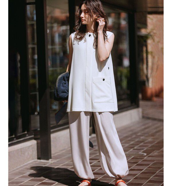 23区「【GLOW8月号掲載/洗える】スムースサテン パラシュートパンツ」|その他|