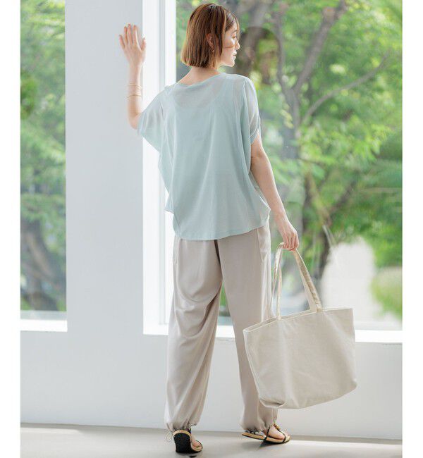 23区「【GLOW8月号掲載/洗える】スムースサテン パラシュートパンツ」|その他|