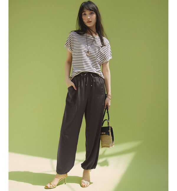 23区「【GLOW8月号掲載/洗える】スムースサテン パラシュートパンツ」|その他|