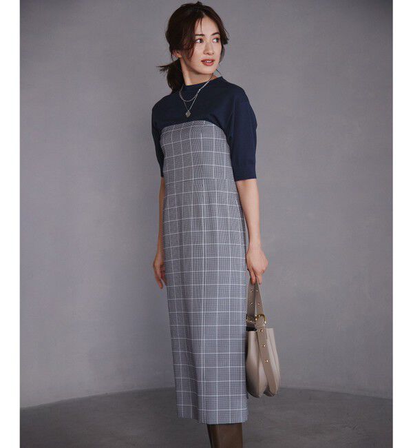 23区「【洗える】ガンクラブプレイドチェック ワンピース」|ワンピース|ｸﾞﾚｰﾁｪ