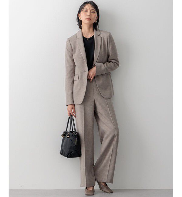 23区「【WEB限定カラーあり/洗える】ウーステッドウール ワイドシルエット ニット」|ニット・セーター|