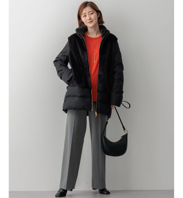 23区「【WEB限定カラーあり/洗える】ウーステッドウール ワイドシルエット ニット」|ニット・セーター|