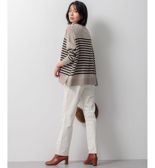 23区「【WEB限定カラーあり/洗える】ウーステッドウール ワイドシルエット ニット」|ニット・セーター|