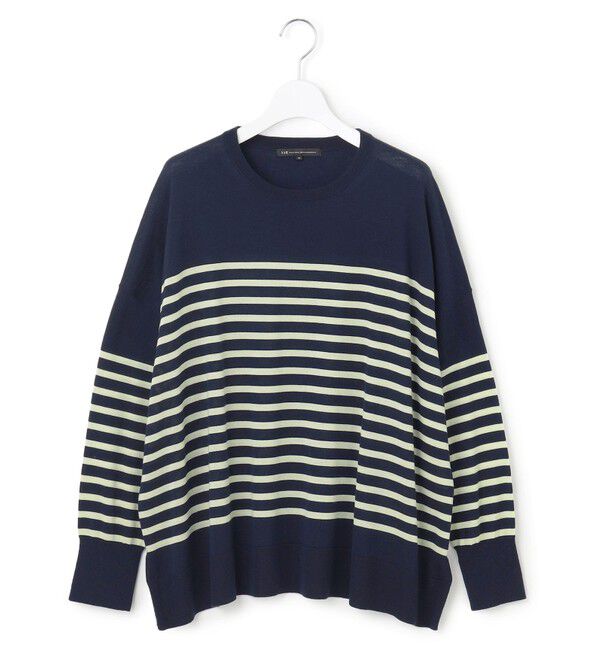 23区「【WEB限定カラーあり/洗える】ウーステッドウール ワイドシルエット ニット」|ニット・セーター|