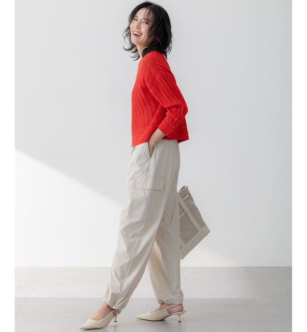 23区「【撥水加工/洗える】ナイロン2WAYストレッチ パラシュート パンツ」|その他|