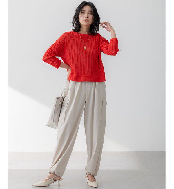 23区「【撥水加工/洗える】ナイロン2WAYストレッチ パラシュート パンツ」|その他|