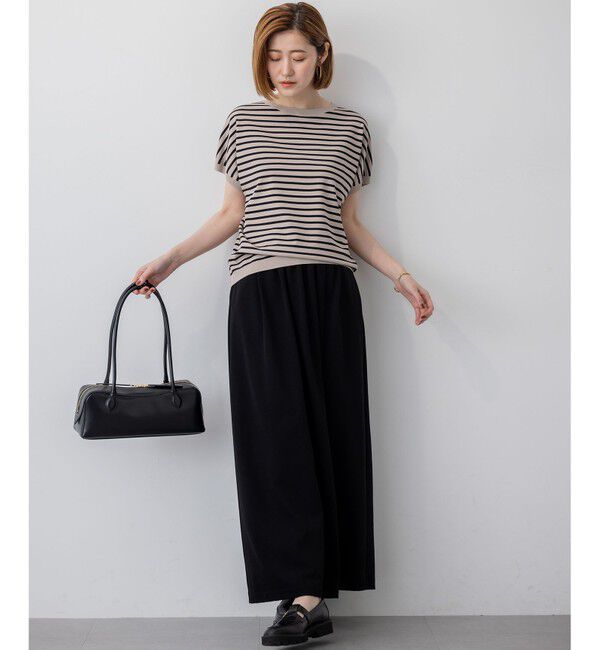 23区「【WEB&一部店舗限定/接触冷感/洗える】ツイストコットンプレーティング スカート」|スカート|