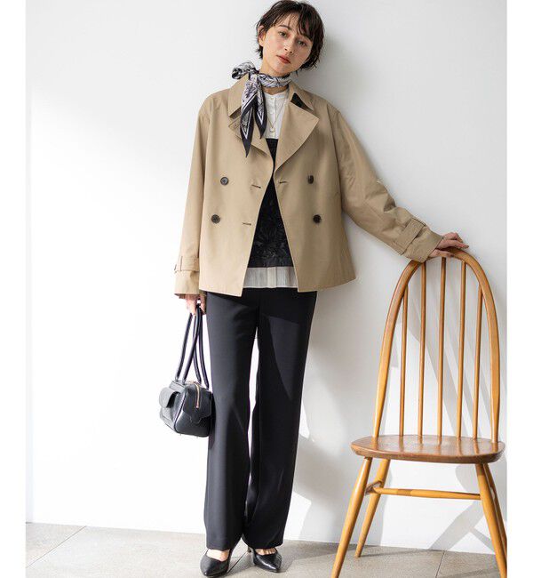 23区「【一部先行予約】ストレッチダブルクロス フレアパンツ」|その他|