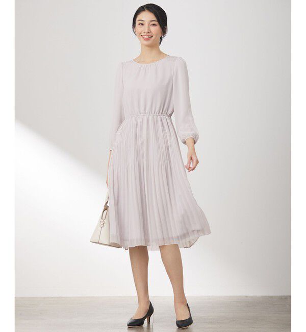 any SiS「【洗える】フェミニンプリーツ ワンピース」|ワンピース|