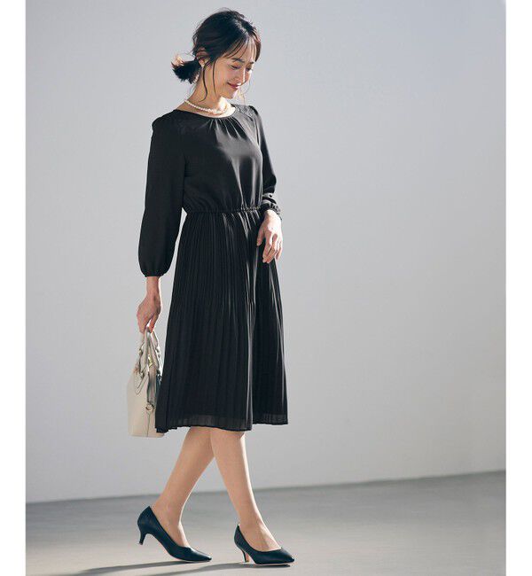 any SiS「【洗える】フェミニンプリーツ ワンピース」|ワンピース|