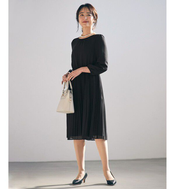 any SiS「【洗える】フェミニンプリーツ ワンピース」|ワンピース|