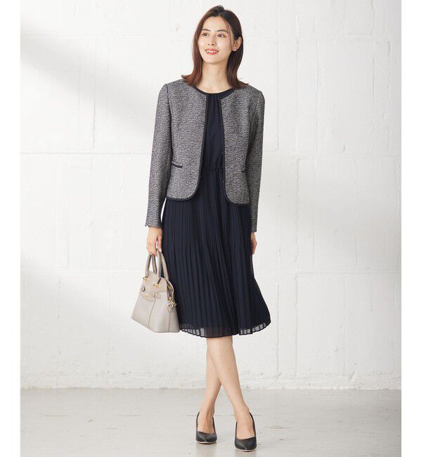 any SiS「【洗える】フェミニンプリーツ ワンピース」|ワンピース|