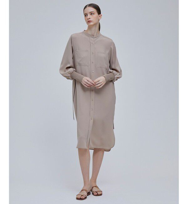 BEIGE,「FLEUR / シャツドレス」|ワンピース|