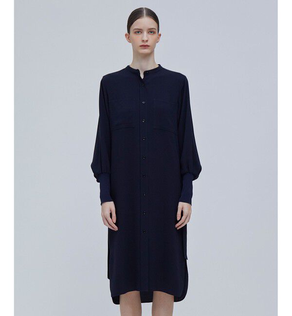 BEIGE,「FLEUR / シャツドレス」|ワンピース|Navy
