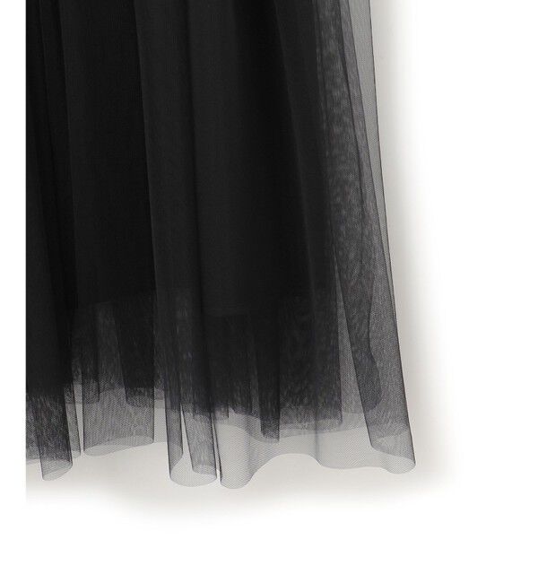 BEIGE,「【洗える・GISELe 4月号掲載】KALMIA / ノースリーブチュールドレス」|ワンピース|